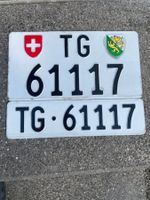 Auto Kontrollschild TG 61117