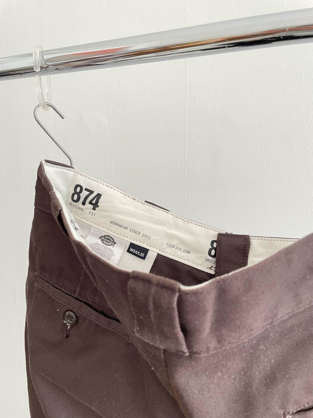 Dickies Pantaloni: Dickies Original 874 Work Pant Dark Brown – Usato da Luzern venduto da andrin1220 2