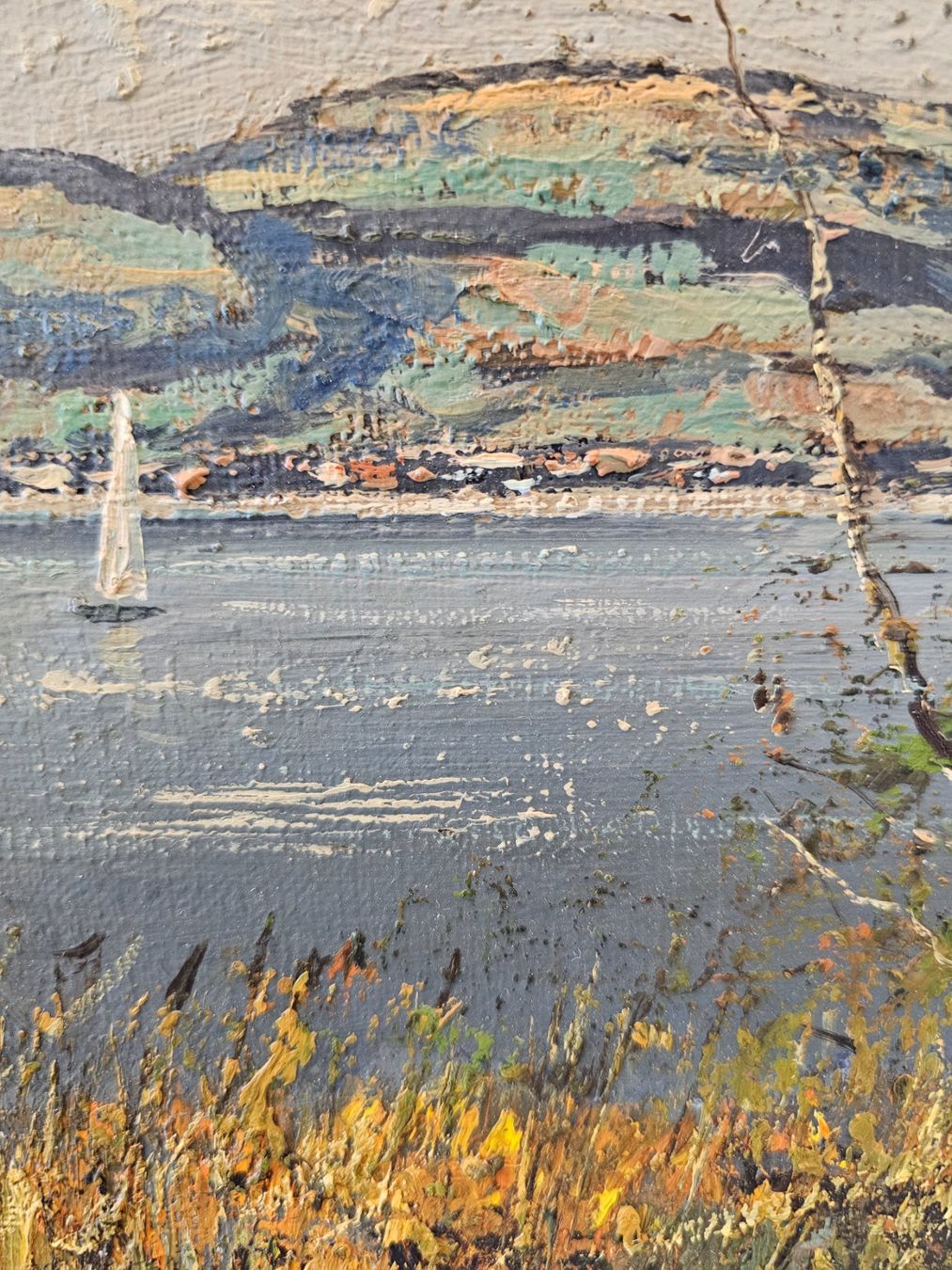 Tableaux: Murtensee vom Grengspitz aus, sig. Max Clement – D'occasion à Galmiz par bea_hff8 1