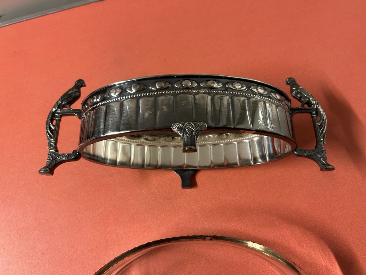 Schalen: Jugendstil Schale Glas/Silber,Versilbert ? Sehr elegant! – Gebraucht aus Lanzenhäusern von vic63 6