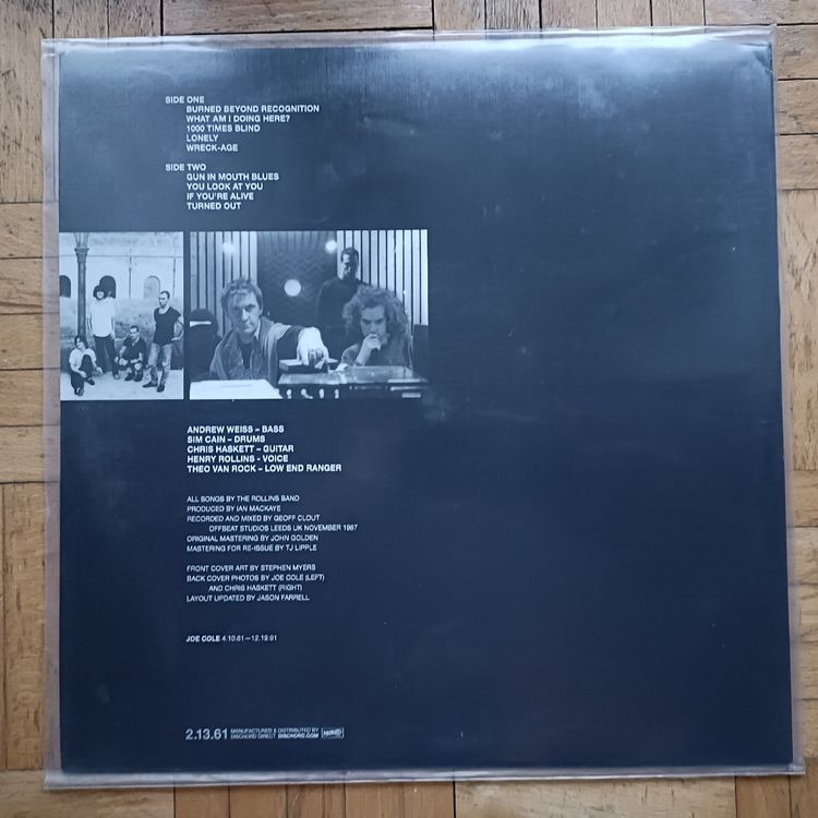 Rollins Band Life Time LP Kaufen auf Ricardo