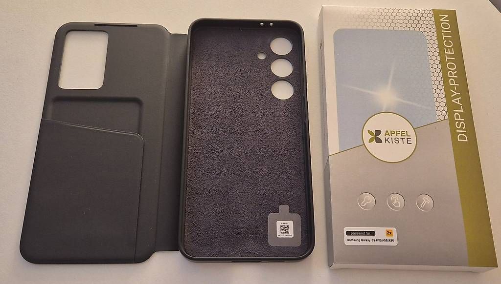 Samsung Covers & Schutzfolien: Case and screen protector for Samsung S24 FE – Gebraucht aus Islisberg von Dcotting