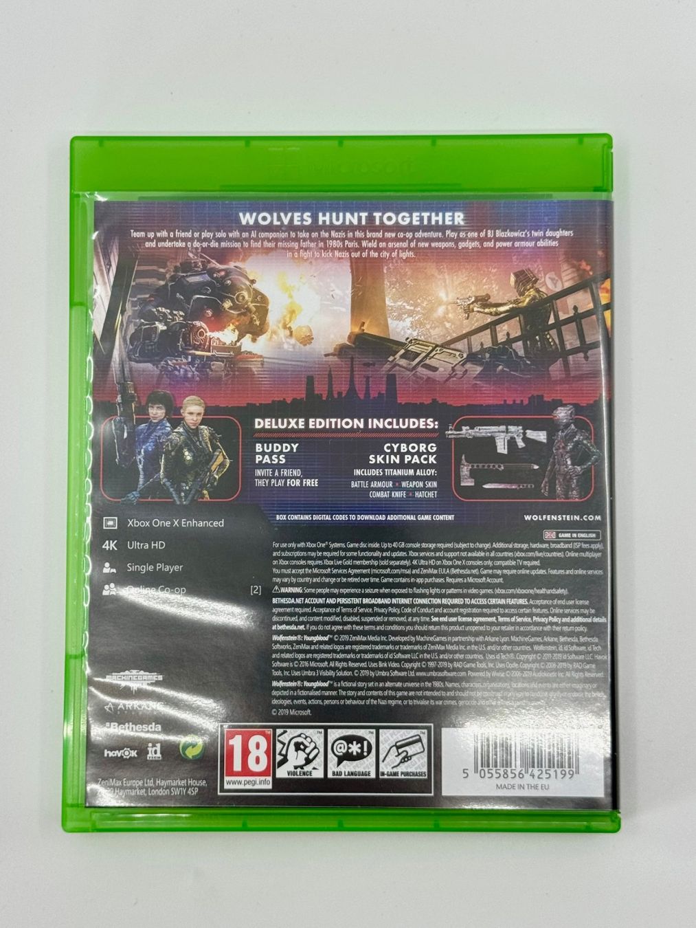 Microsoft Spiele: XBOX ONE Spiel: WOLFENSTEIN - Youngblood Deluxe Edition – Neu (gemäss Beschreibung) aus Soyhières von Spartan117 1