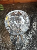 Rundgeschliffene Kristallvase.