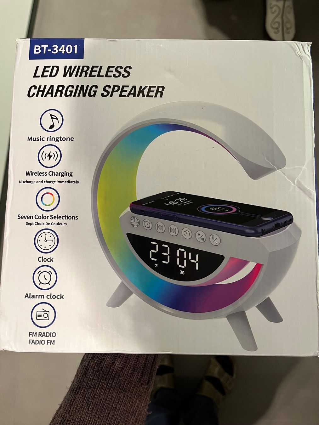 Casse acustiche: LED Wireless Charging Speaker – Nuovo e nell'imballaggio originale da Winterthur venduto da gia_8tbw