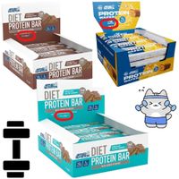 3 × 12 Stück Proteinriegel – 3 verschiedene Geschmacksricht.