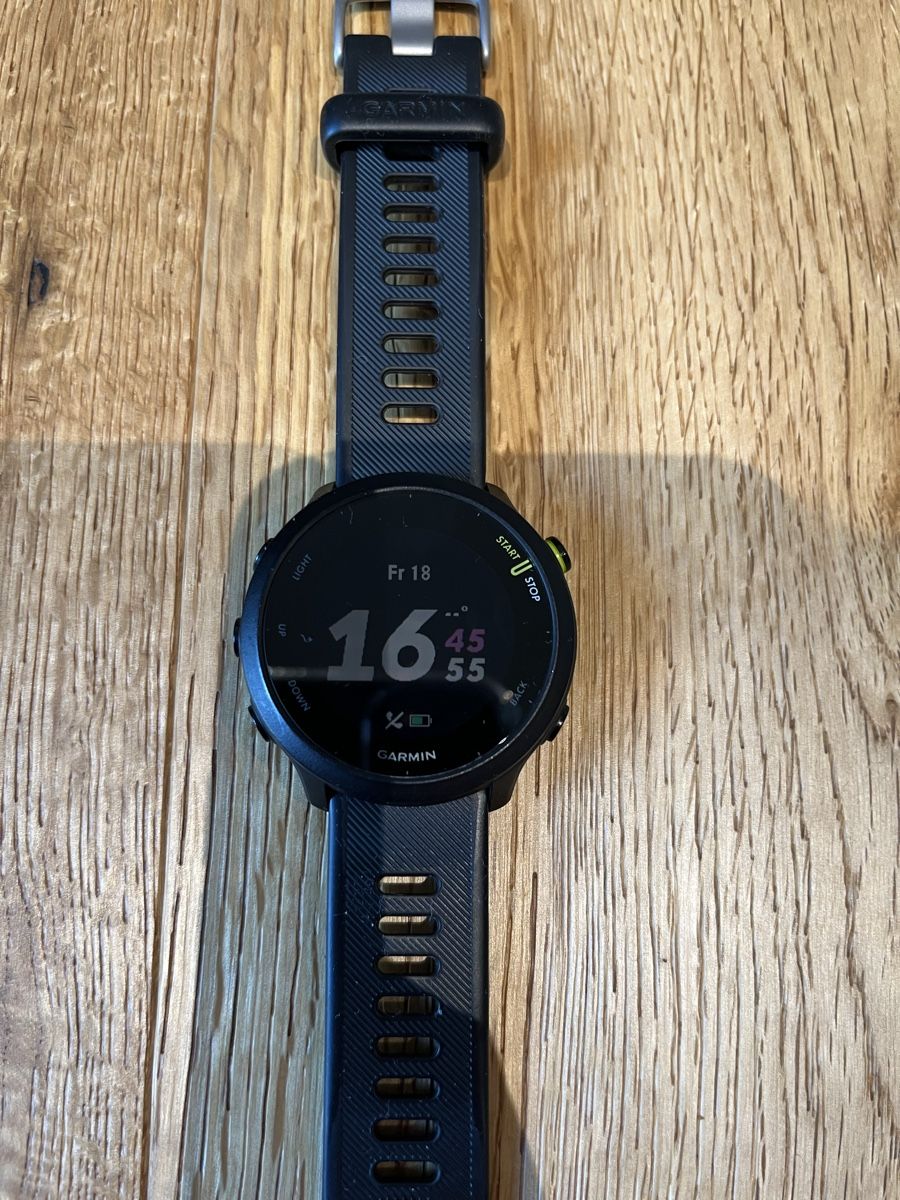 Garmin Smartwatch: Garmin Forerunner 55 schwarz – Usato da Wattwil venduto da Luna8 2
