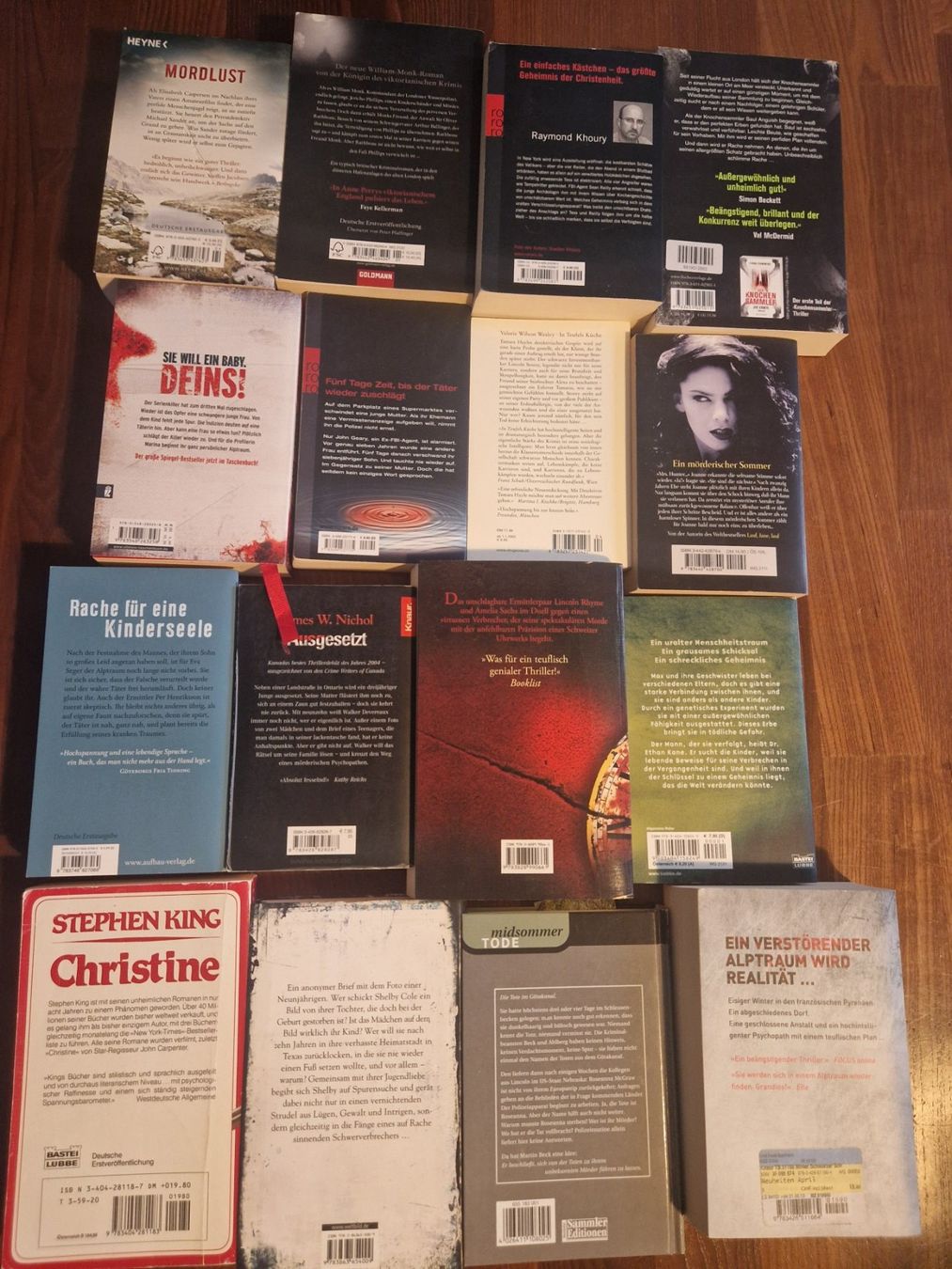 Libri: Bücherset mit 16 Krimi- Büchern – Usato da Zürich venduto da stefanella 1