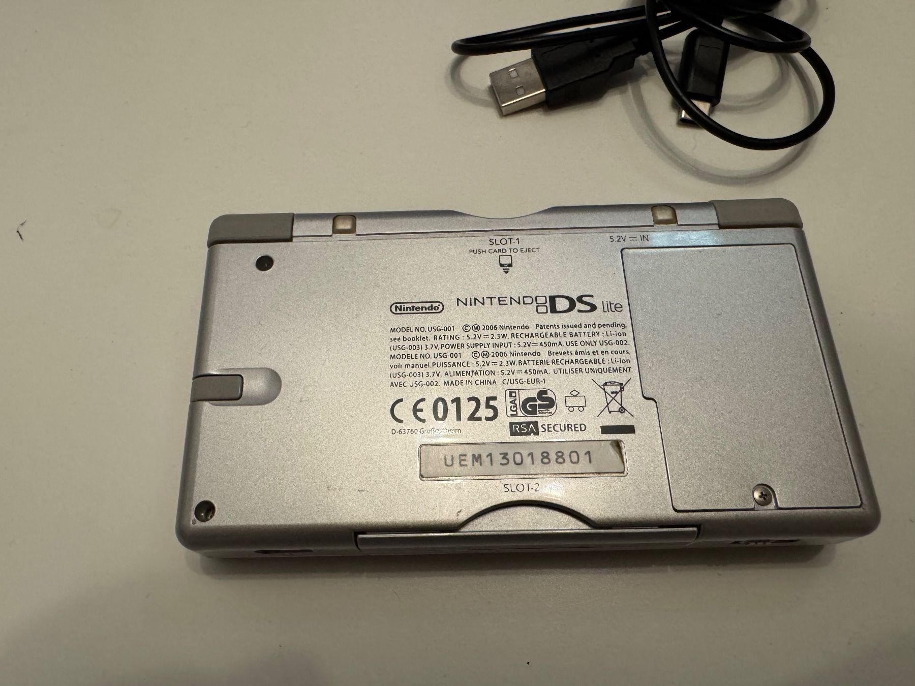 Nintendo Console: Nintendo DS lite Konsole Silber mit Ladekabel – Usato da Burgdorf venduto da Caradhras 2