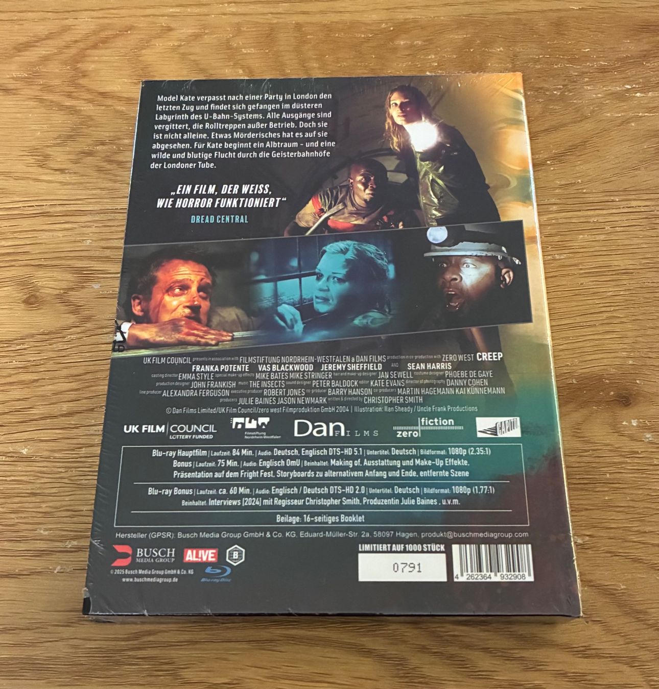 Tutti i DVDs: Creep Mediabook OVP / Busch Media – Nuovo e nell'imballaggio originale da Bern venduto da RageMM87 1