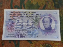 SUISSE  20  Francs  1974  (6862)  Billet