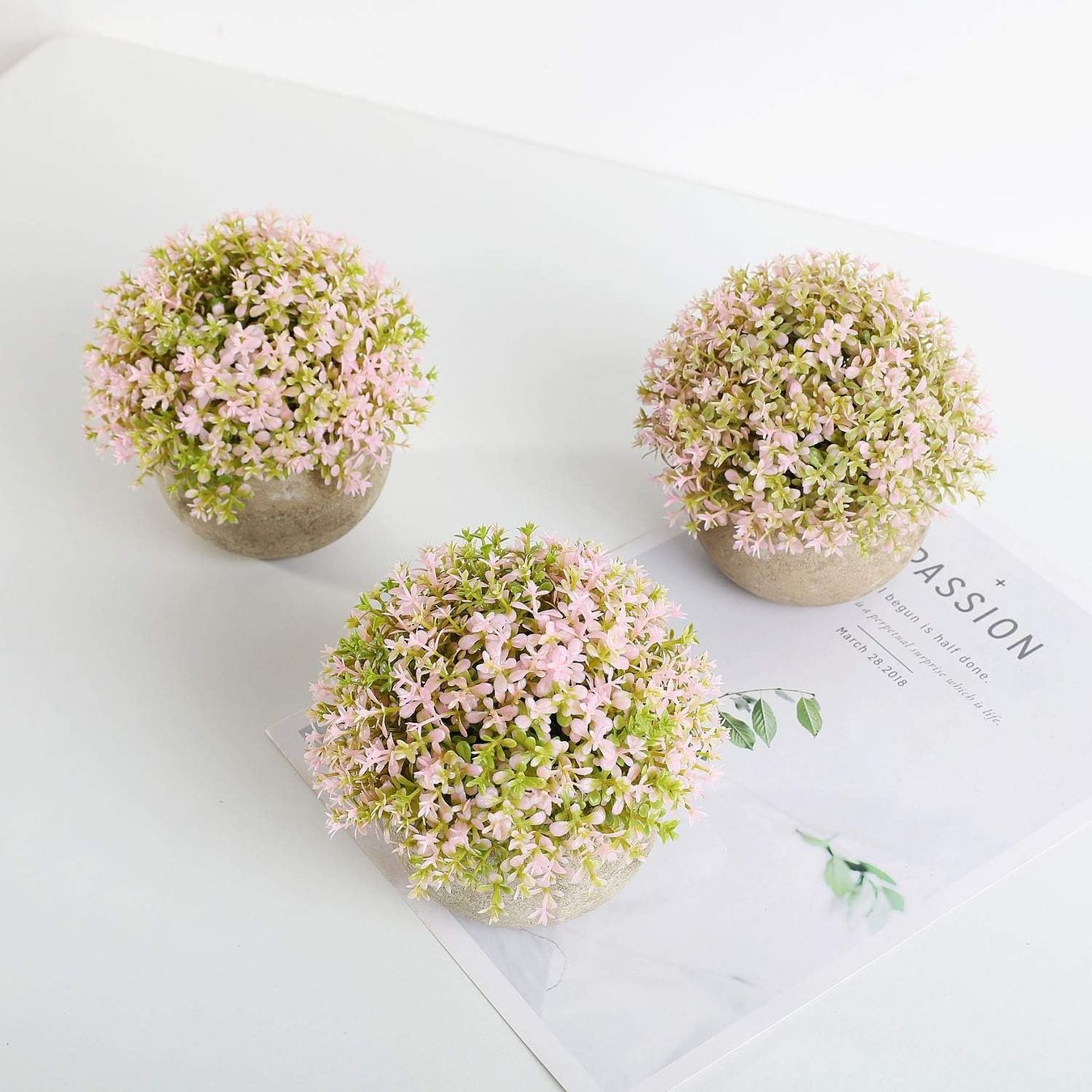 Piante & sementi: Kunstpflanze Rosa Blüten – Nuovo e nell'imballaggio originale da Nuglar venduto da SaleRitter 4
