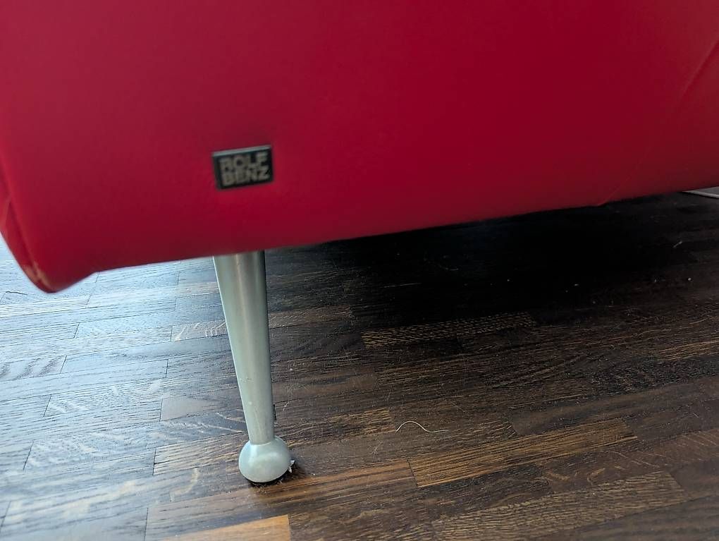 Divani: Rolf Benz Leder-Sofa, rot – Usato da Luzern venduto da Jamflip 3