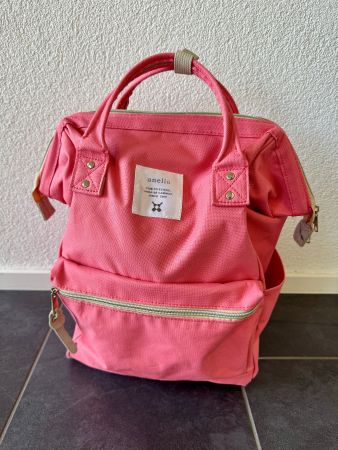 💖 👛 Anello Rucksack Kuchigane pink