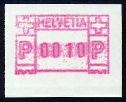 ATM 6III d Rotlila Gummidruck **