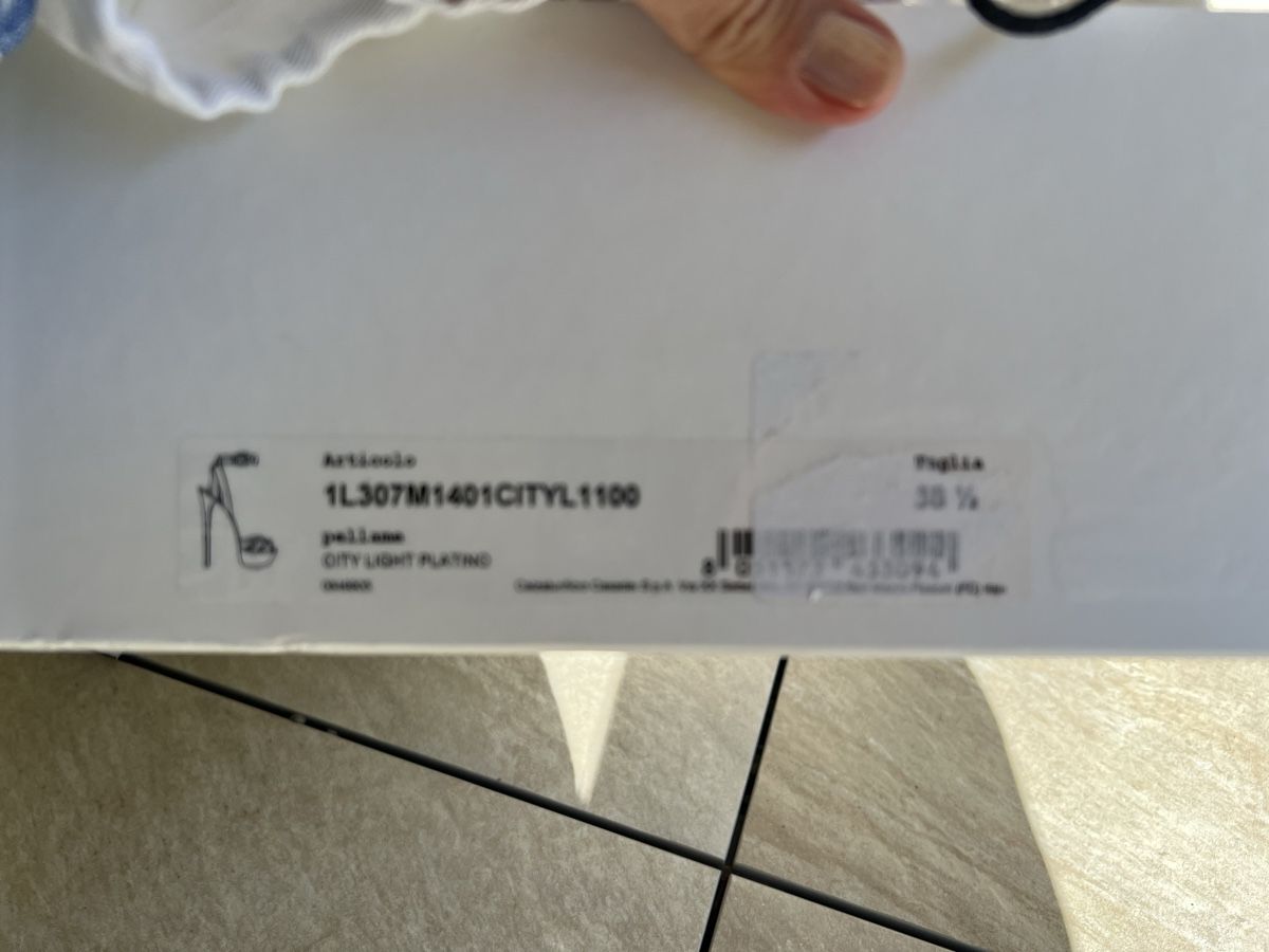 Casadei Scarpe da donna: Casadei Platform Heels, Size 38.5, platinum – Nuovo (secondo la descrizione) da Corsier GE venduto da Karol_save_planet 4