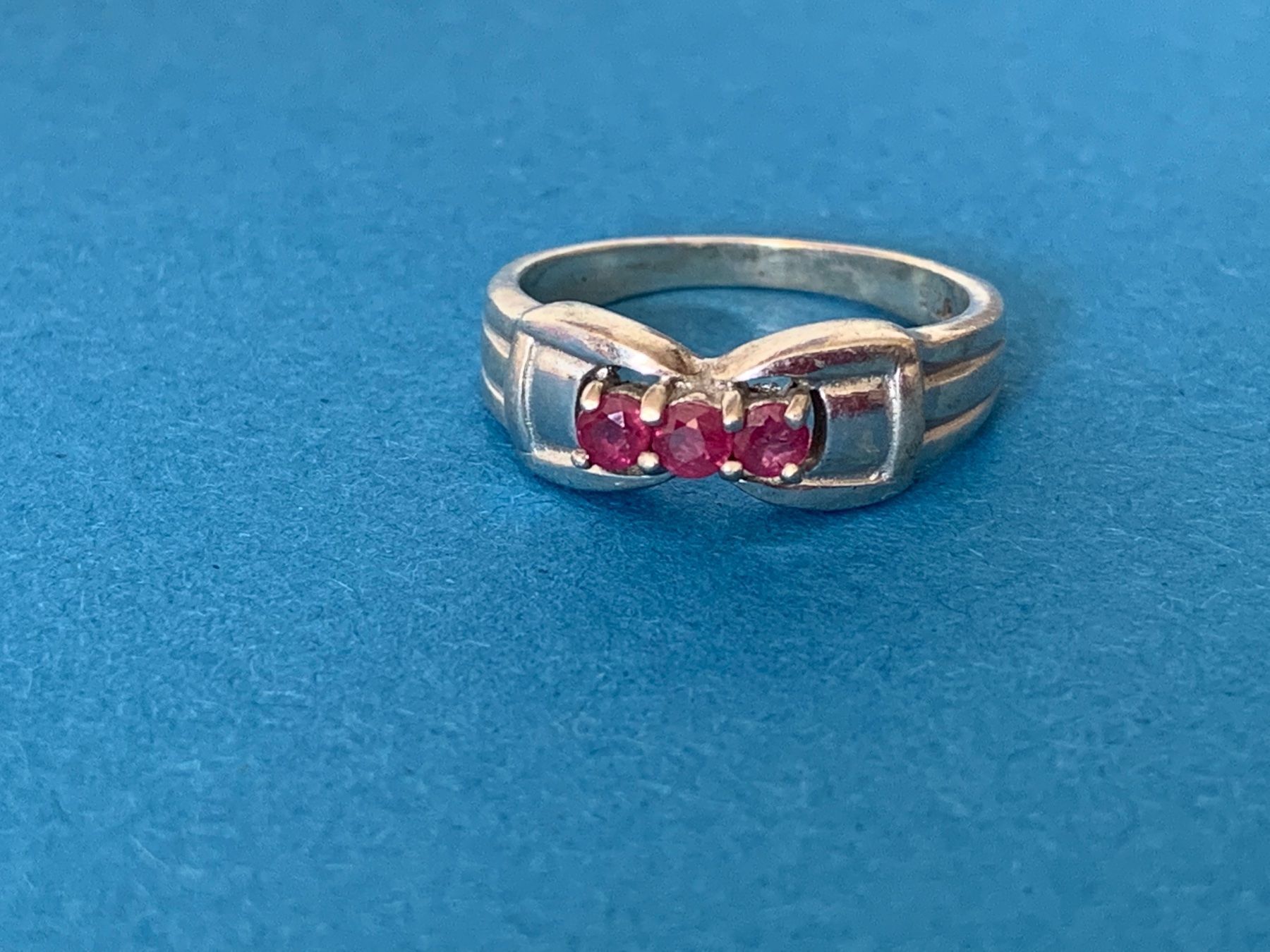 Anelli: Silberring pinke masche (54) – Usato da Laufen venduto da belleskulptur 3