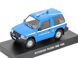 Mitsubishi Pajero SWB 1998 Polizia , 1:43