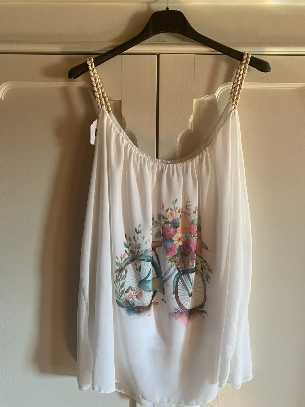 Top: TRÄGER TOP -DAMEN,FRÜHLING – Nuovo e nell'imballaggio originale da Meienried venduto da ManuelaBoutique