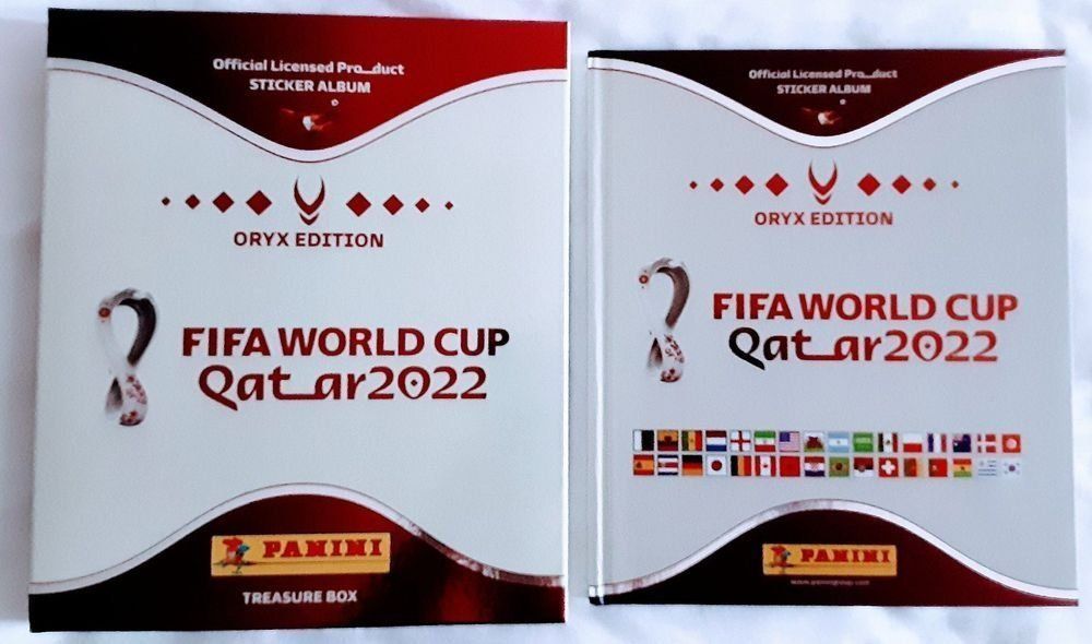 Panini Carte collezionabili: Panini WM 2022 ORYX Edition - HARDCOVER ALBUM + COMPLETE SET – Usato da Cham venduto da Paniniworld 1