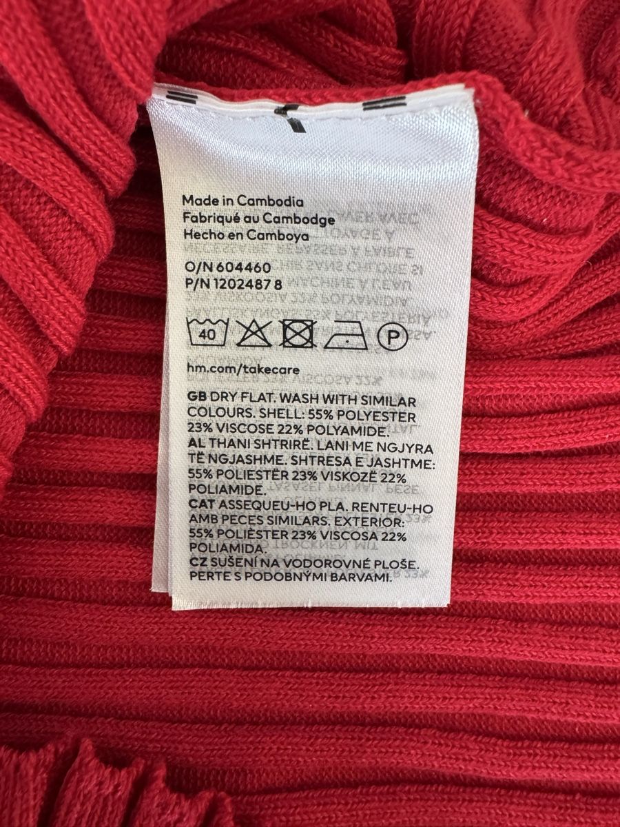 H&M Vestiti: Vestito rosso H&M – Usato da Basel venduto da ser_qy29 3