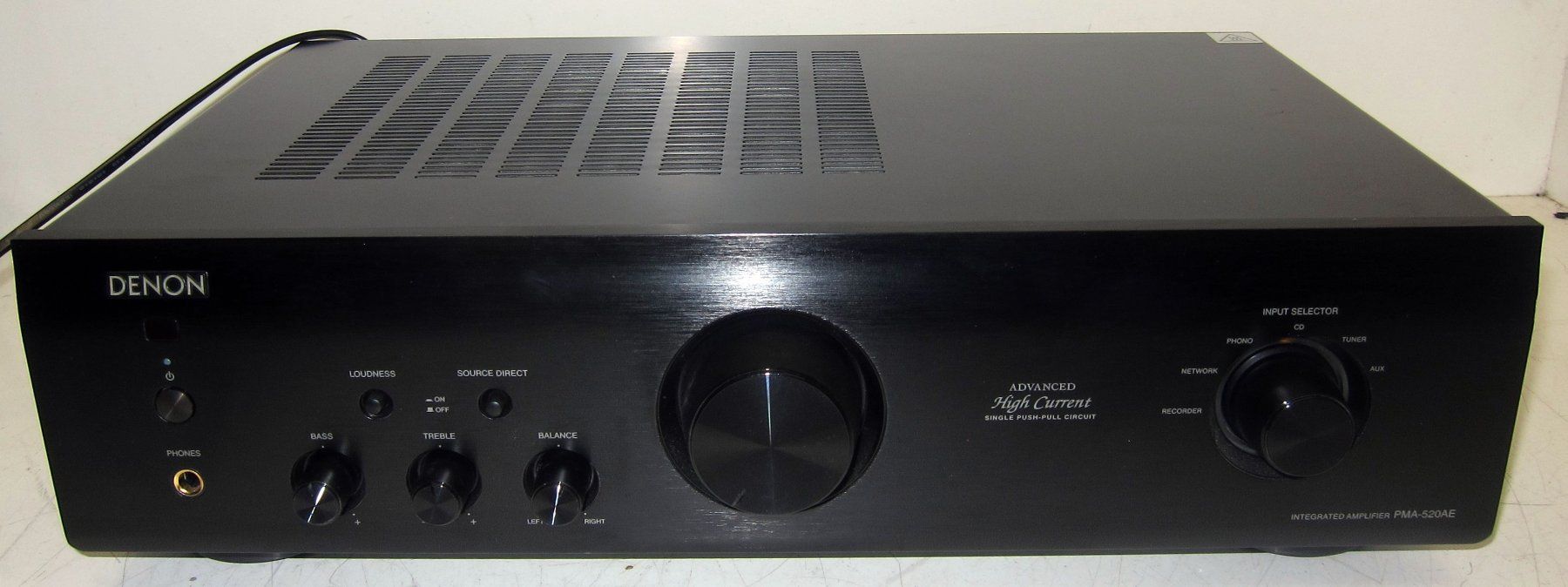 Denon Verstärker: Denon Verstärker PMA-520AE Schwarz – Gebraucht aus Männedorf von livesteam