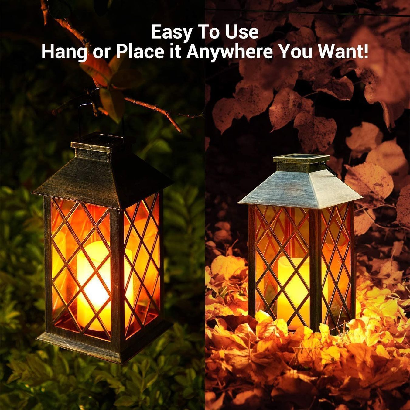 Lampade: Solarlaternen Gartenlaternen Solarleuchten 2er Set flackernd – Nuovo e nell'imballaggio originale da Dörflingen venduto da Nixhub 2