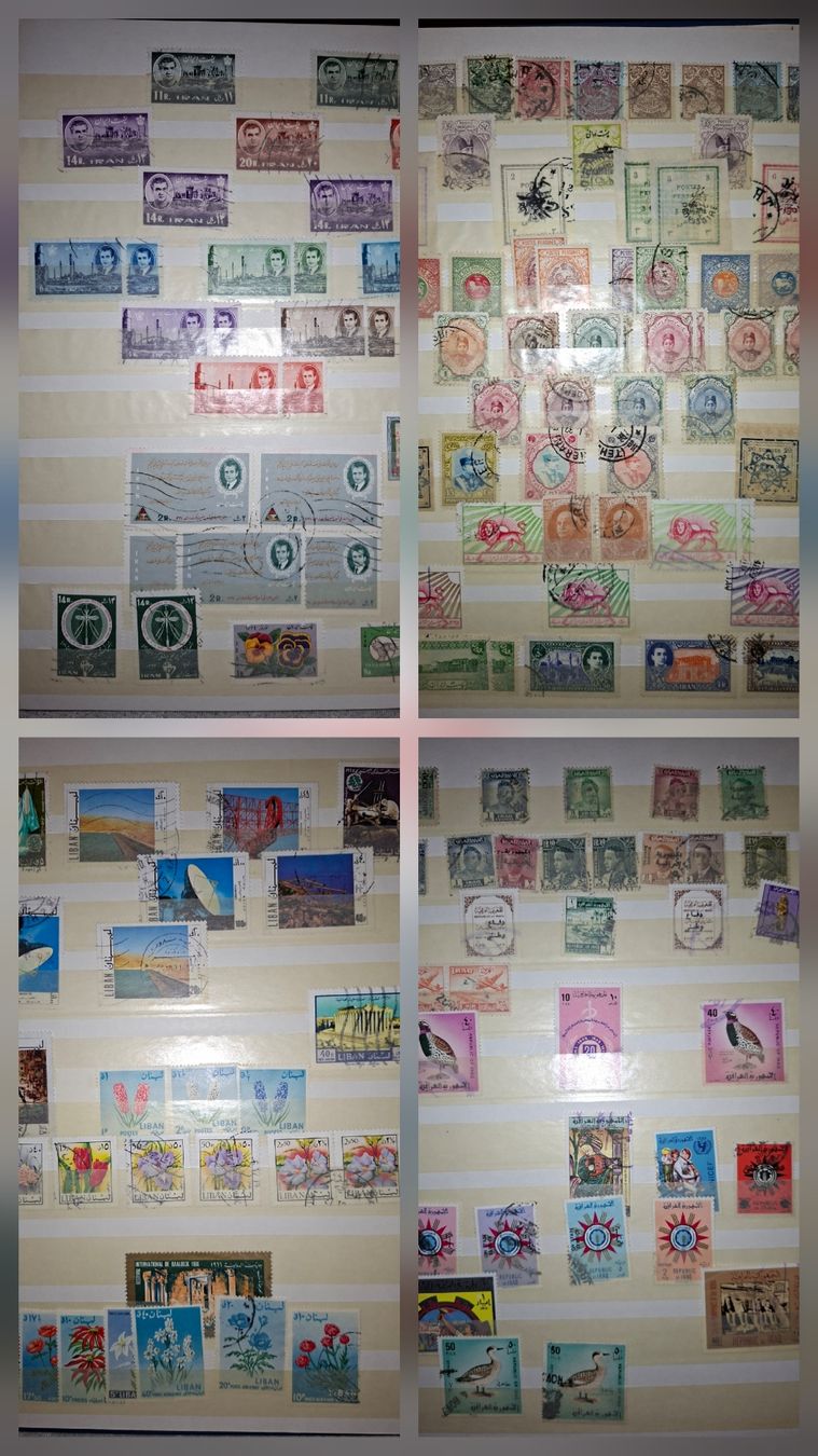 Tutti i francobolli: Briefmarkensammlung / Egypten / Liban / Iran / Dubai diverse – Usato da Balgach venduto da SIMEON27 1