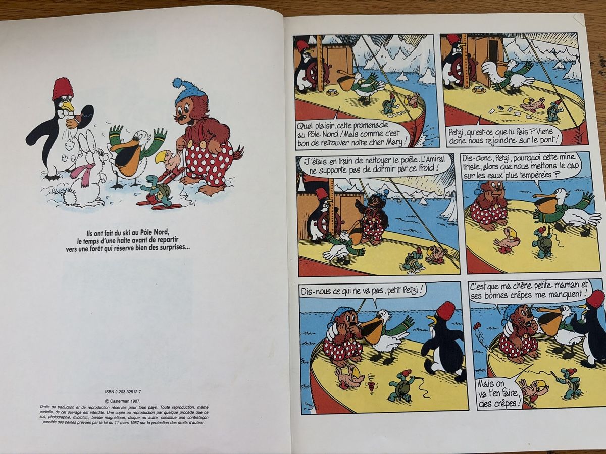 Fumetti: BD PETZI dans la forêt enchantée no 12 – Usato da Echallens venduto da JAR69 2