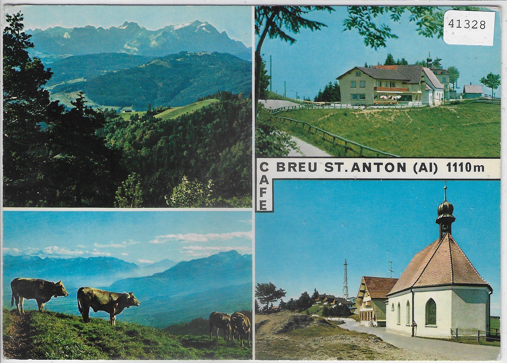 Cartoline postali: Cafe Breu St. Anton AI – Usato da Ettingen venduto da Kartenplanet