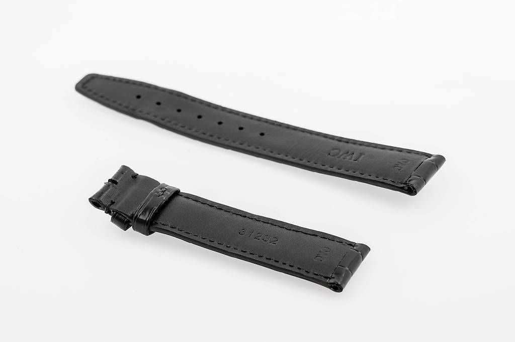 IWC Armbänder & -reifen: IWC black leather strap 20mm NEW – Neu (gemäss Beschreibung) aus Epalinges von bracelet123 1
