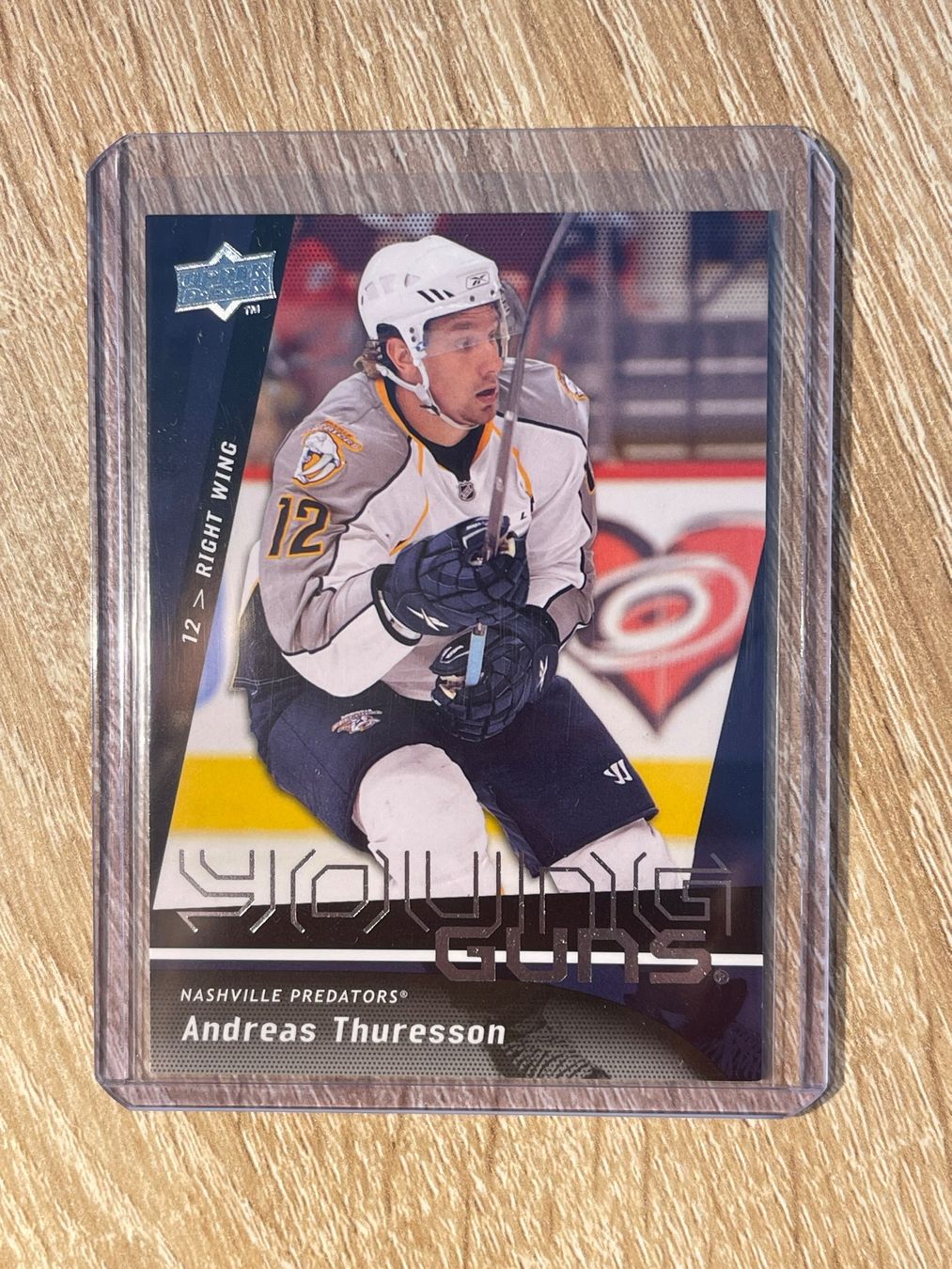 NHL Carte collezionabili: Upper Deck Young Guns Andreas Thuresson Nashville Predators – Usato da Thun venduto da Suomitiger