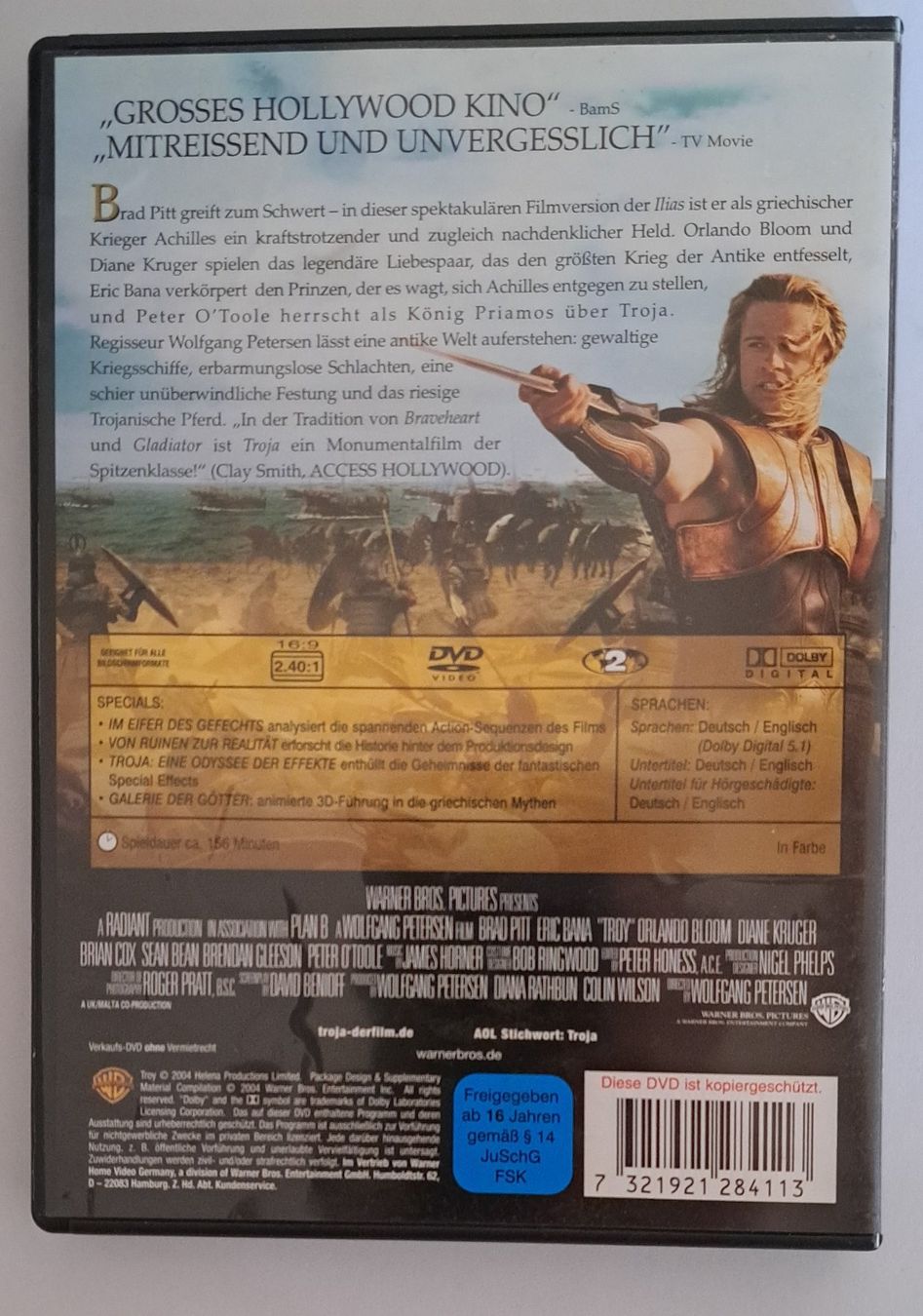 Tous les DVDs: TROJA – D'occasion à Tenniken par mik_6mxg 3