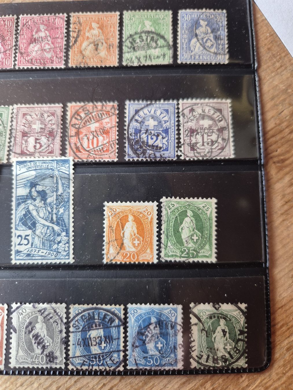 Alle Briefmarken: schönes altschweiz lot – Gebraucht aus Uznach von Fireblade7 3
