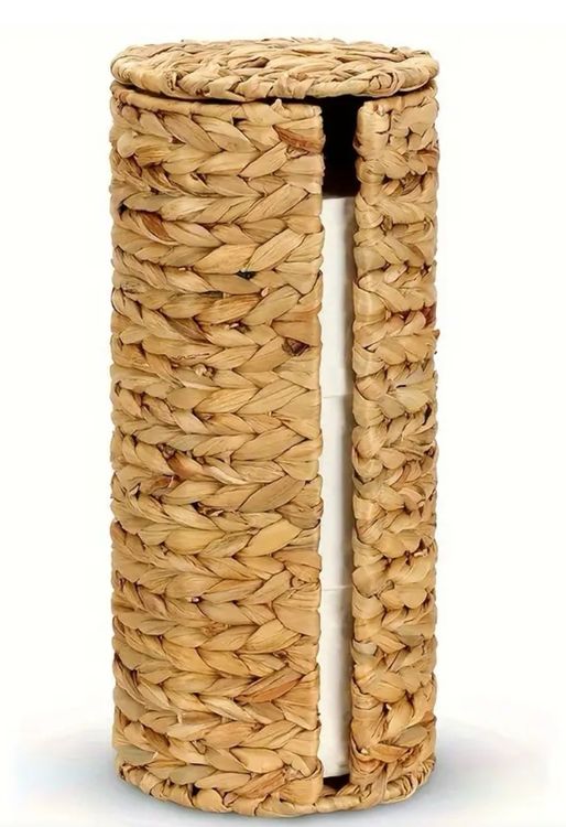 EXCEART Rattan-Mannequin-Kopfständer – Für Hüte & Perücken, Schokoladenbraun, 39x16 Cm