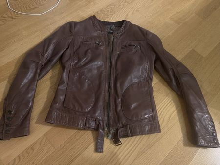 Lederjacke Leonardo, braun, Gr. S Herbst Top!