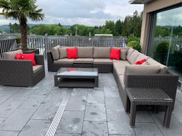 VIP Lounge Birmingham Complete Outdoor Lounge Set – L-Shaped