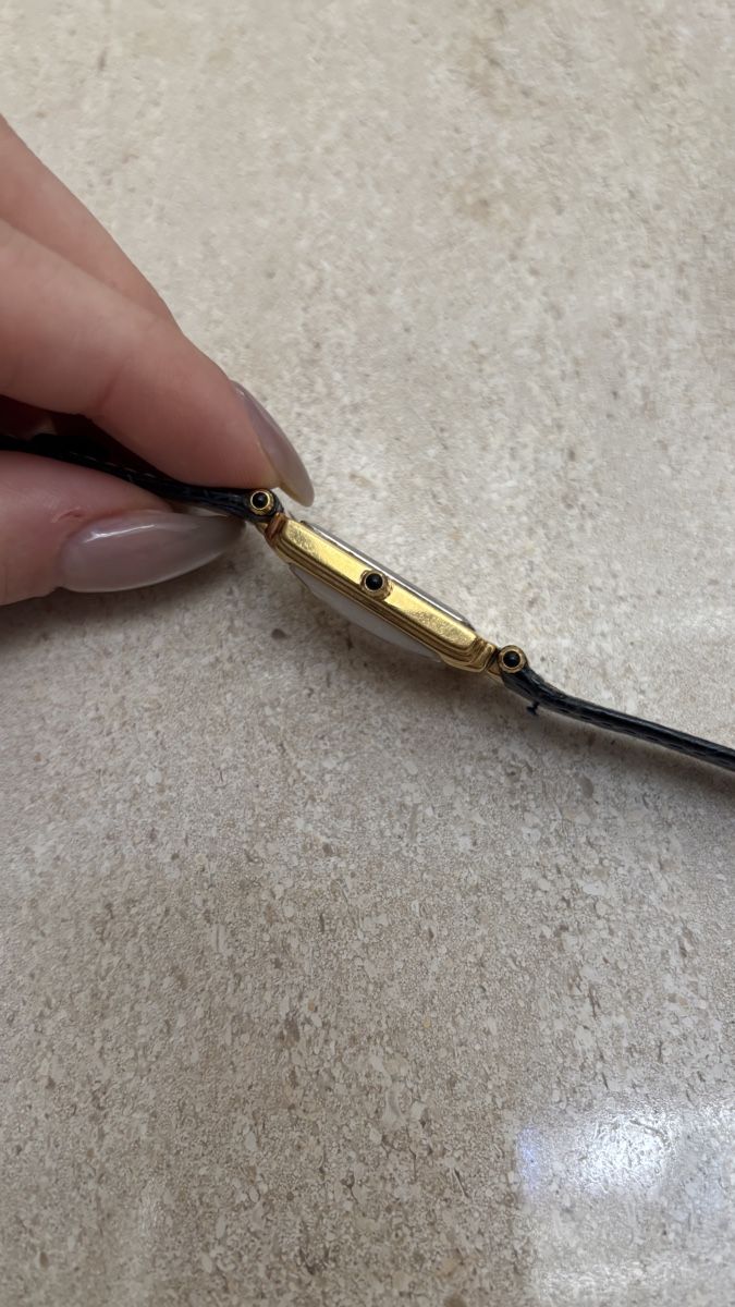 Balmain Orologi: Pierre Balmain Uhr vergoldet mit Saphiren – Usato da Bern venduto da kue_db29 4