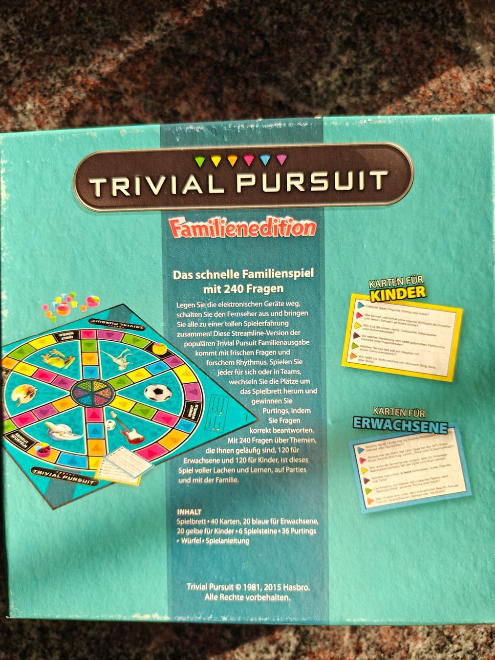 Giochi: Trivial Pursuitspiel  neu – Nuovo e nell'imballaggio originale da Bätterkinden venduto da Elefantenzoo 1