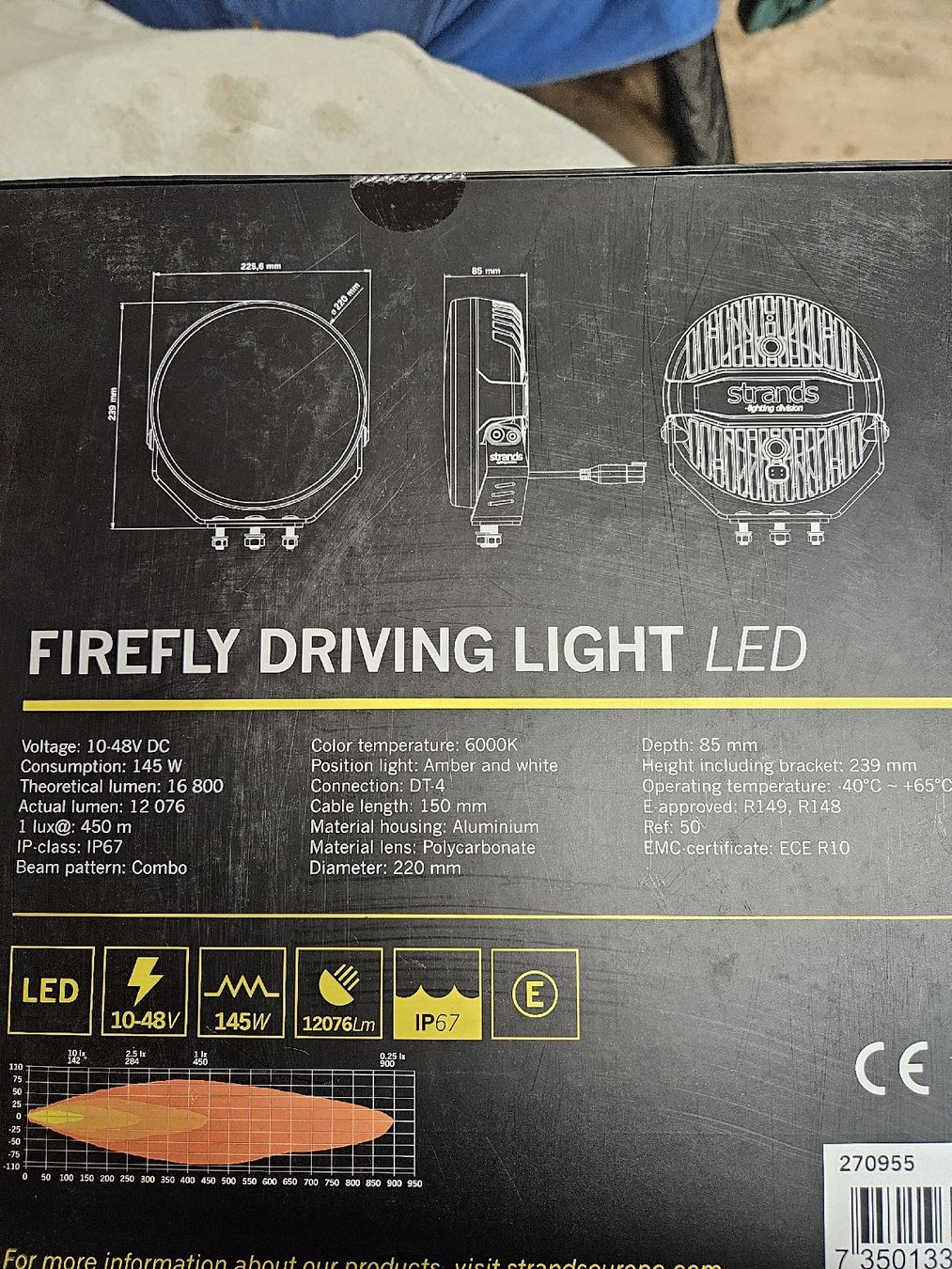 Phares:  Scheinwerfer Strands Firefly 9"  – Neuf (Voir description) à Aeugstertal par Laeberli 1