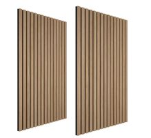 2er Set Akustikpaneele Sonic Wall Eiche hell Holzoptik