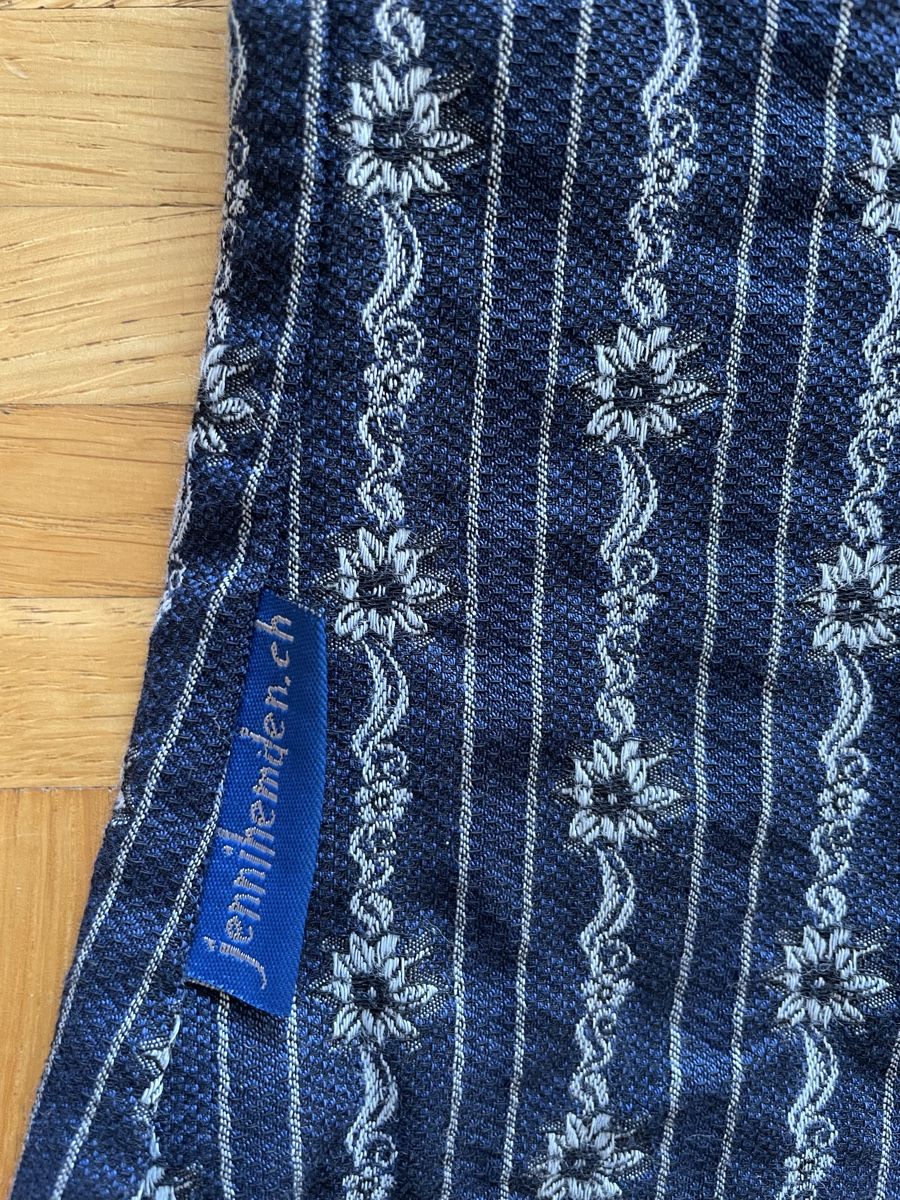 Camicette: Trachtenbluse Jenni blau Grösse 34 – Usato da Zürich venduto da 01pippa 2