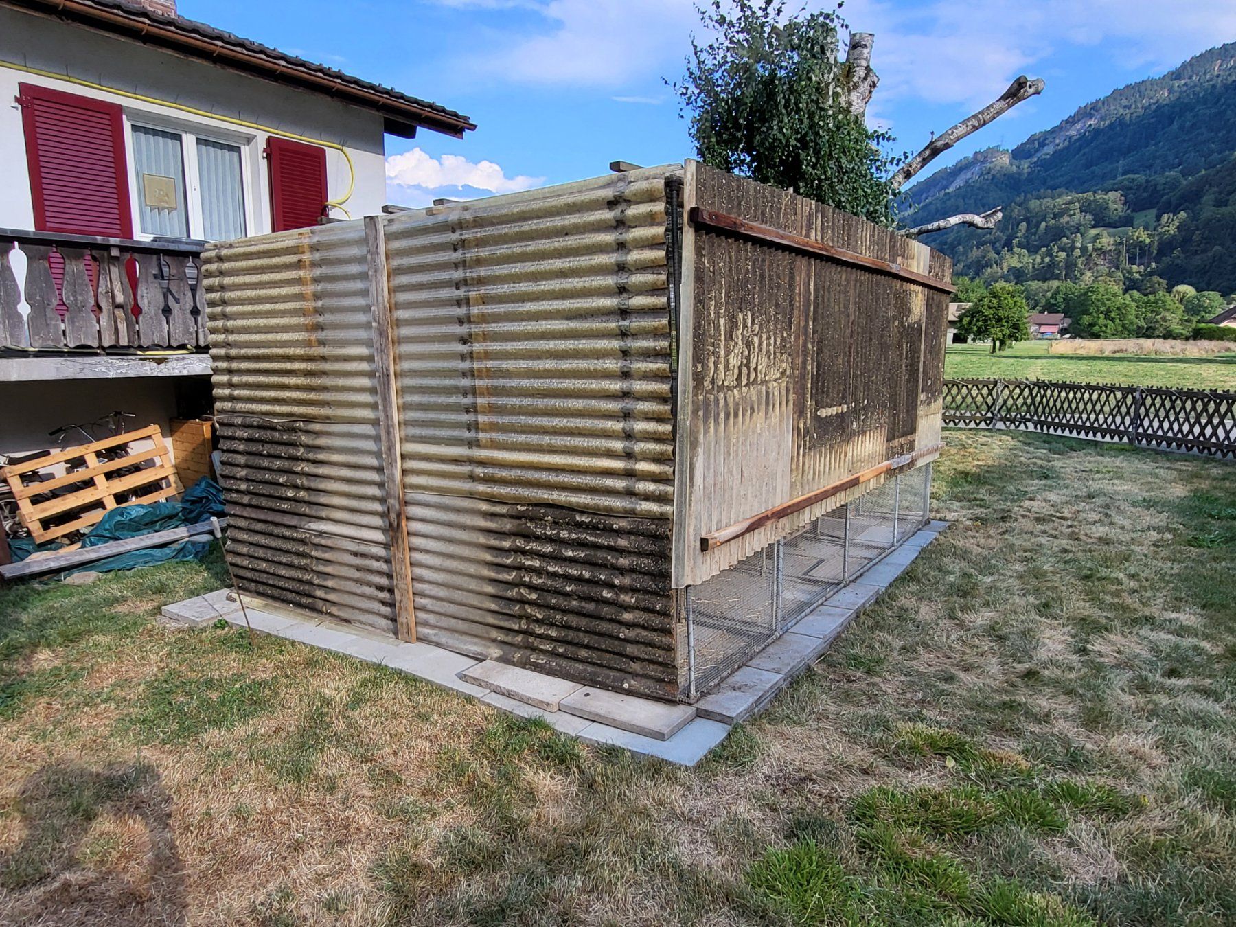 Gabbie, trasporto & Sicurezza: Grosse vierteilige Voliere - Grösse 3x4m Abbruch bis 31.8.26 – Usato da Vilters venduto da Pwuest78 1
