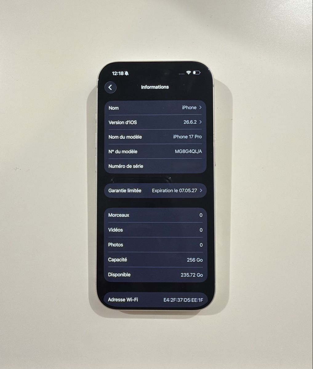 Apple Handys / Smartphones: Apple iPhone 17 Pro 256 GO argent – Gebraucht aus Yverdon-les-Bains von AVRS.CH 2