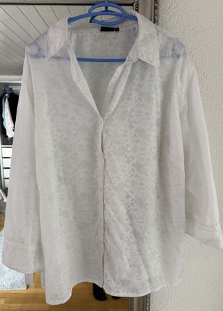 Damenbluse BEXLEYS WOMAN weiss Grösse 52 gebraucht