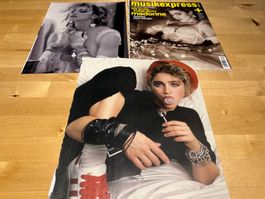 MADONNA grosse Berichte + Poster Sammlung inkl. 80's Top