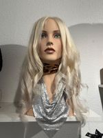 Perücke blond lang Echthaar gute Qualit.