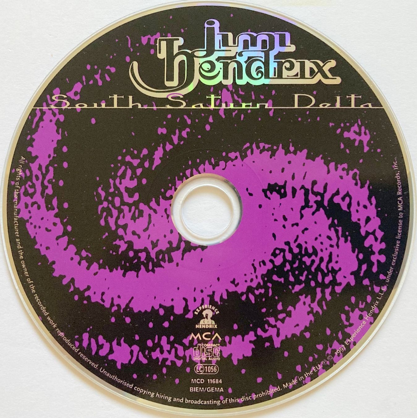 CD: JIMI HENDRIX - SOUTH SATURN DELTA – Usato da Bottens venduto da hotter-than-hell 3