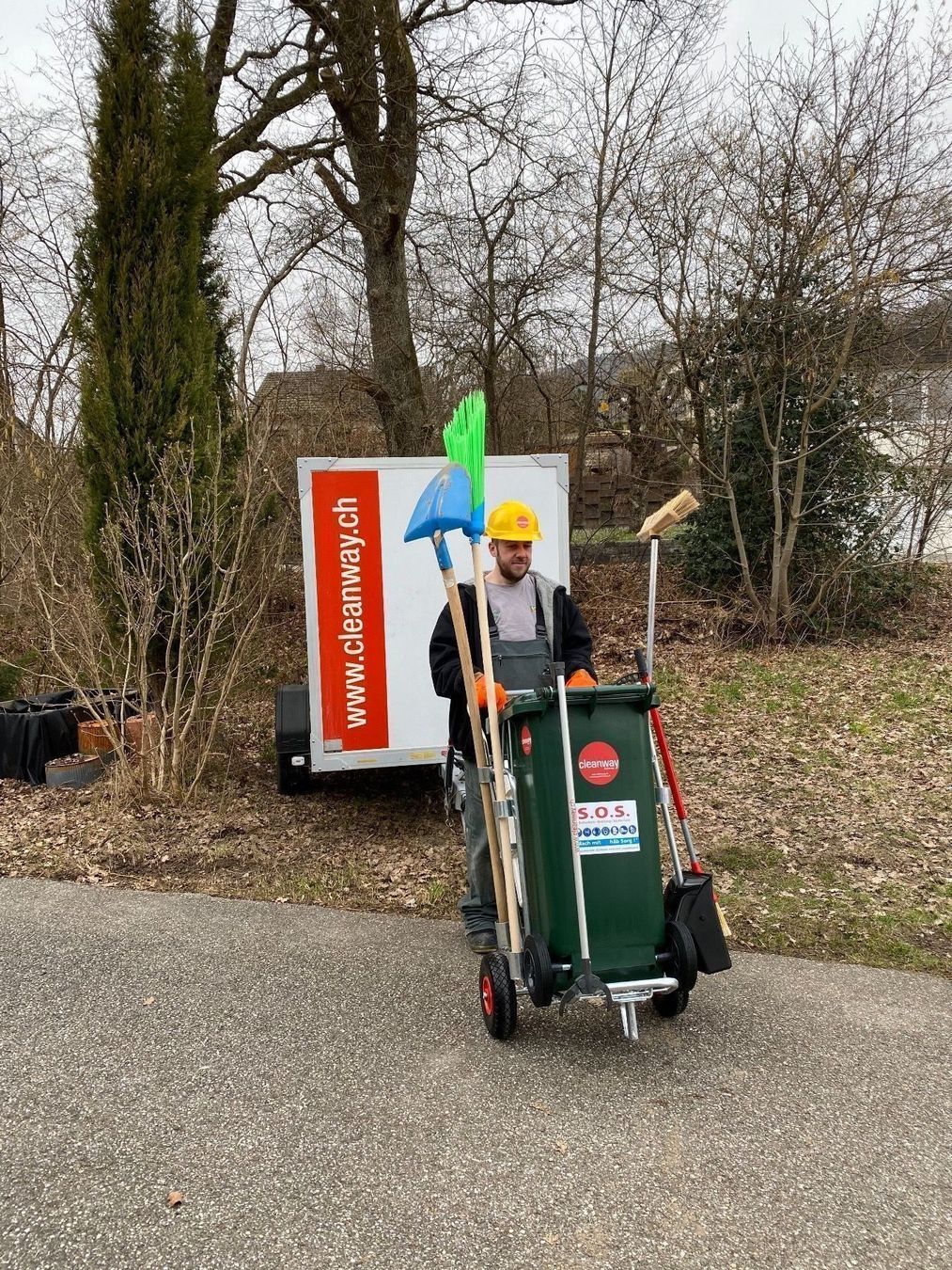 Cestini per rifiuti: Müll-, & Abfall-Sammelwagen – Nuovo (secondo la descrizione) da Ruettenen venduto da Cleanway