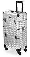 Professioneller Kosmetik Trolley - silber